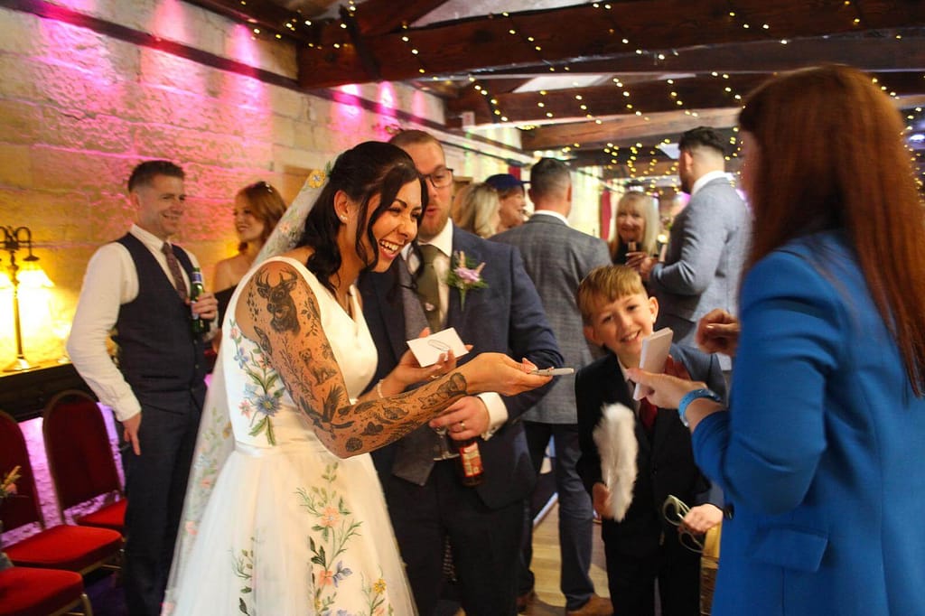 Bethan SIms Wedding Magician Bride